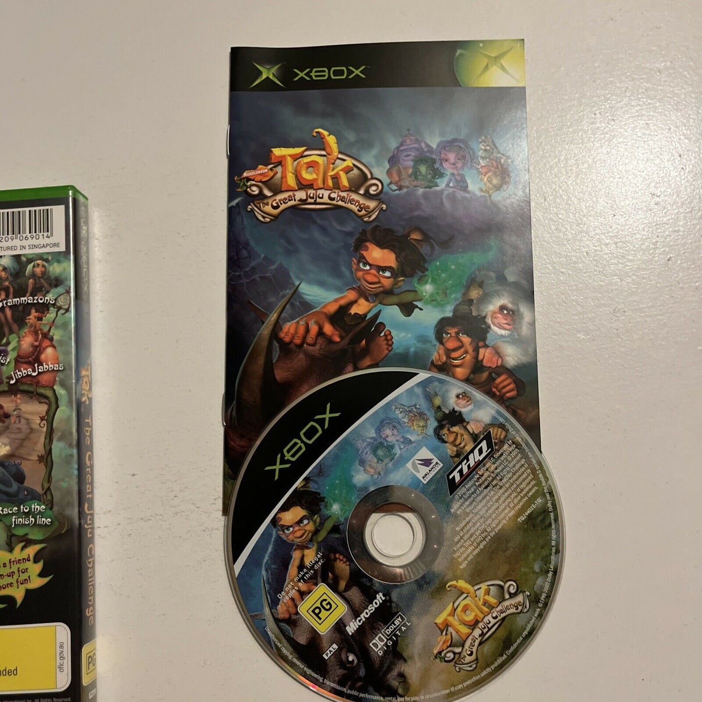 Tak The Great Juju Challenge - XBOX Original PAL With Manual