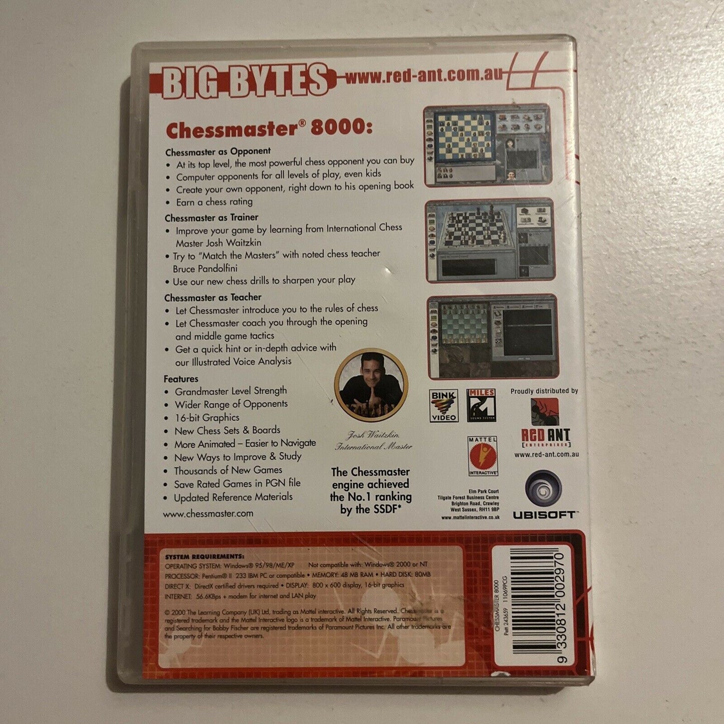 Chessmaster 8000 PC Games CD ROM
