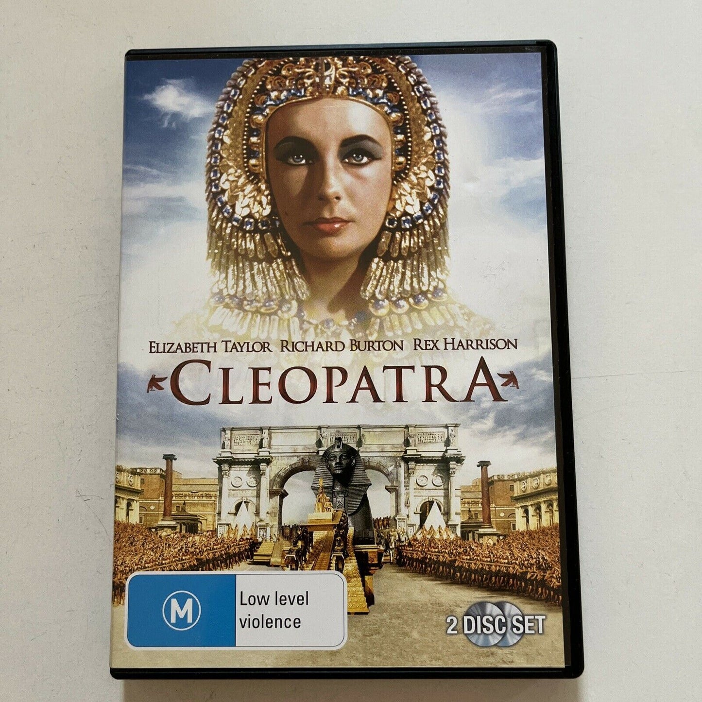 Cleopatra (DVD, 1963, 2-Disc) Elizabeth Taylor, Richard Burton. Region 4