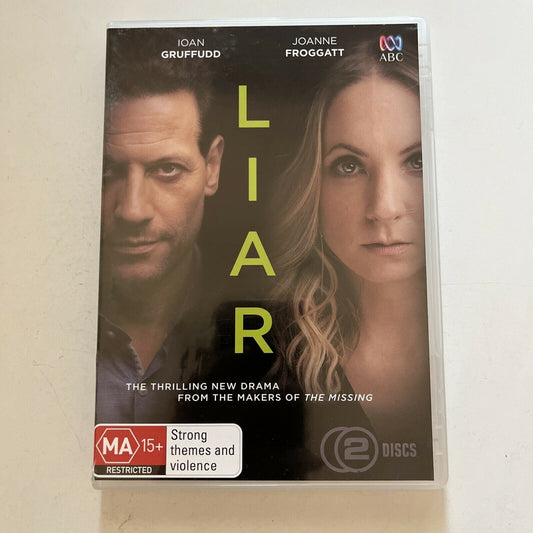 Liar (DVD, 2017, 2-Disc) ABC TV Miniseries. Joanne Froggatt, Region 4
