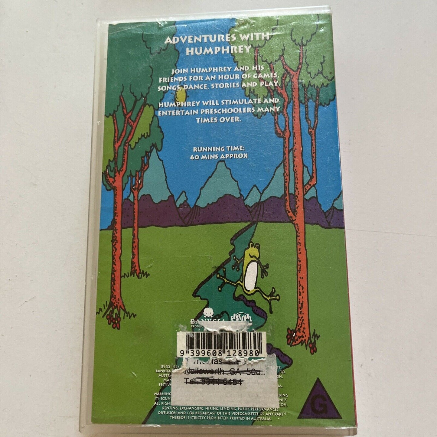 Humphrey B Bear - Adventures With Humphrey (VHS, 1994) PAL