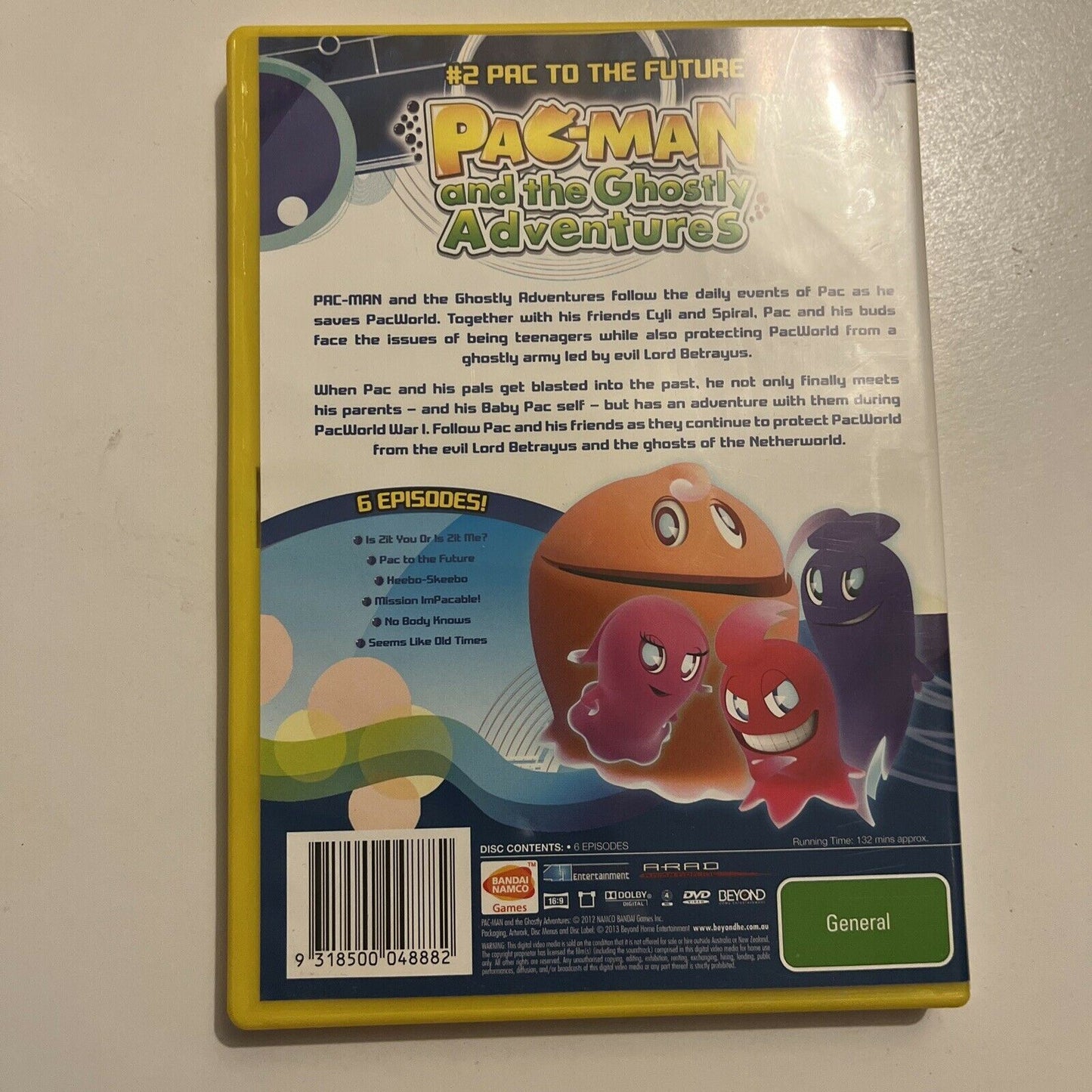 Pac-Man And The Ghostly Adventures - Pac To The Future (DVD, 2013) Region 4