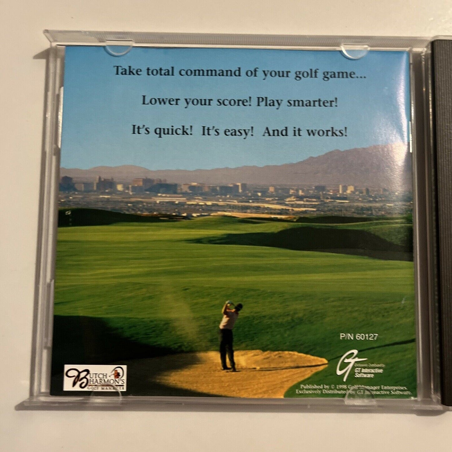 Butch Harmon's: Golf Manager PC CDROM 1998 Win95/98/XP