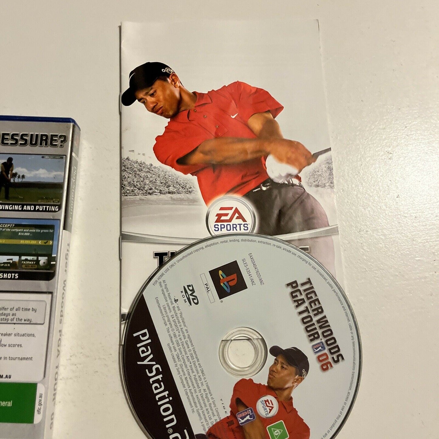 Tiger Woods PGA Tour 06 - Playstation PS2 Game + Manual PAL