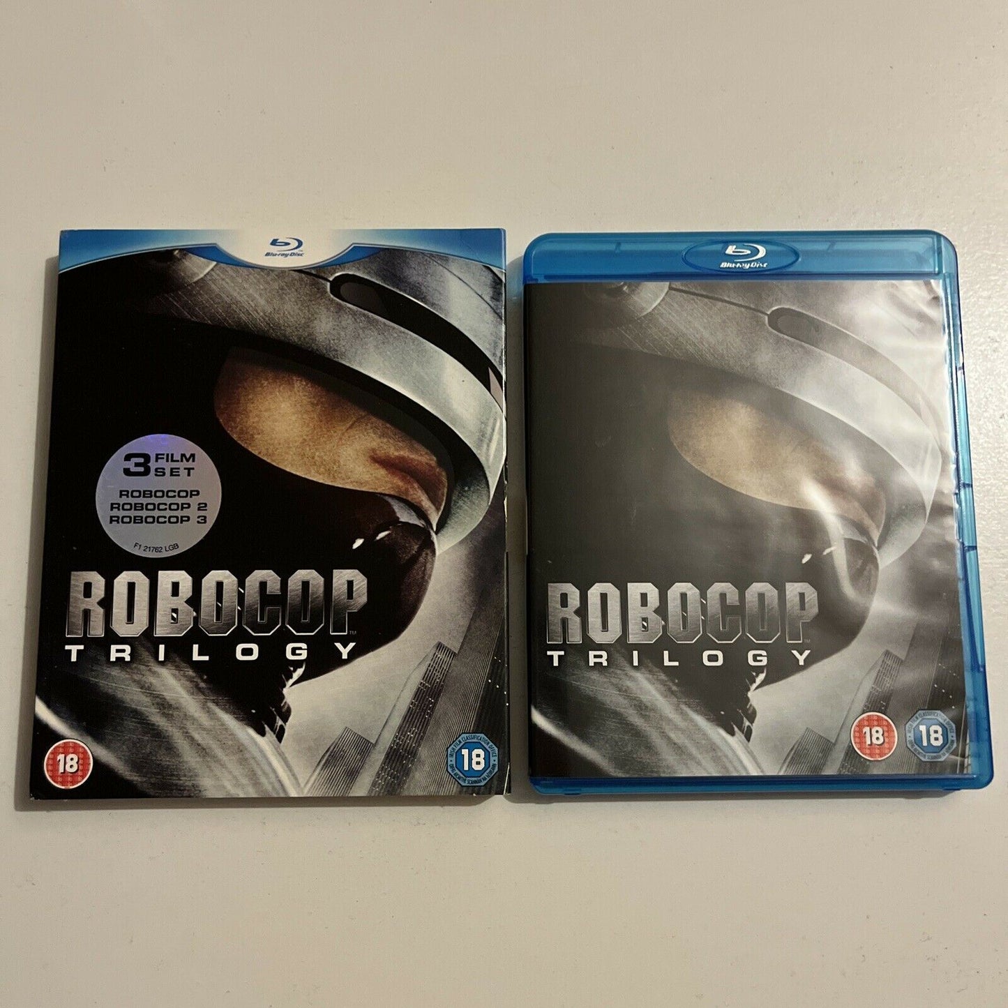 RoboCop Trilogy - 1,2,3 (Bluray, 1993, 3-Disc) Region B