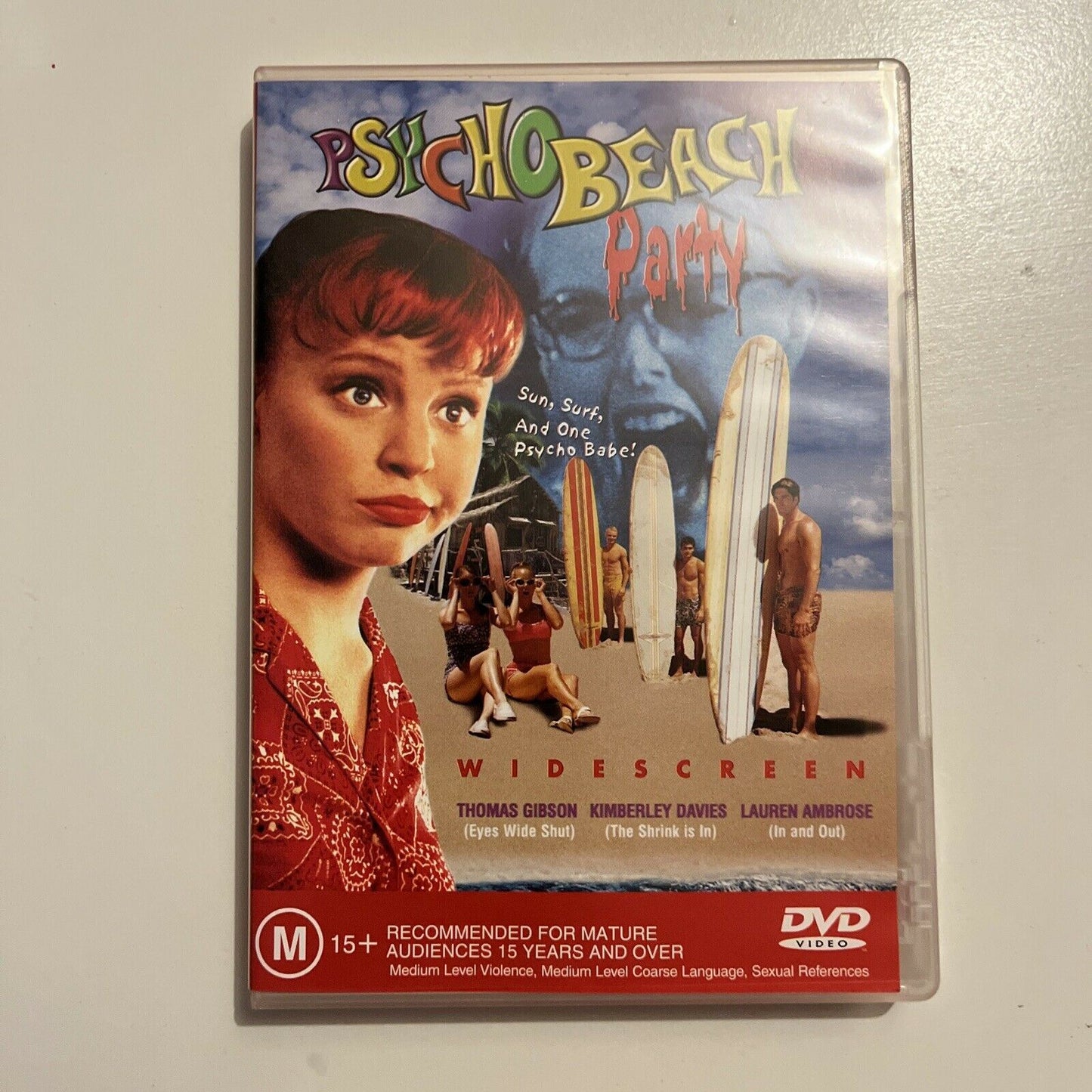 Psycho Beach Party (DVD, 2000) Thomas Gibson, Amy Adams Region 4