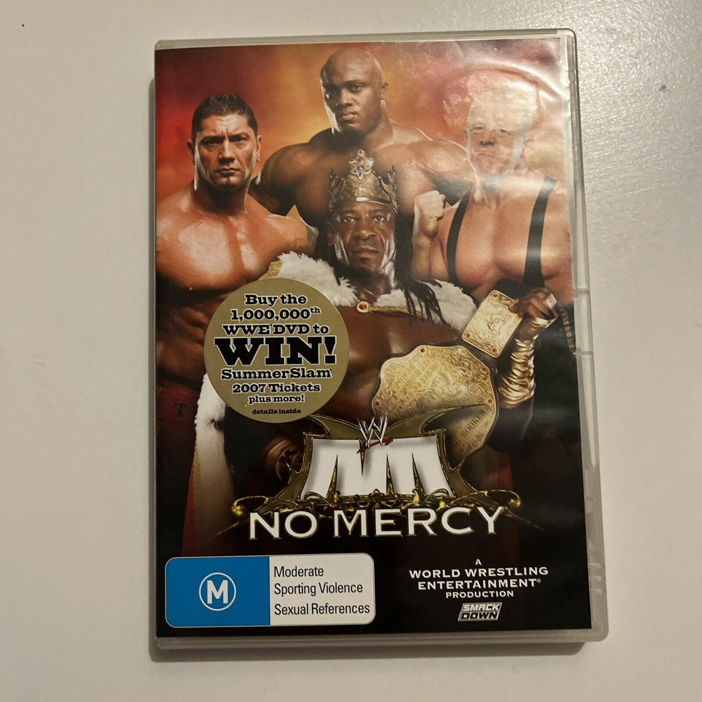 WWE - No Mercy (DVD, 2006) Dave Bautista, Chris Benoit, Darren Matthews Region 4