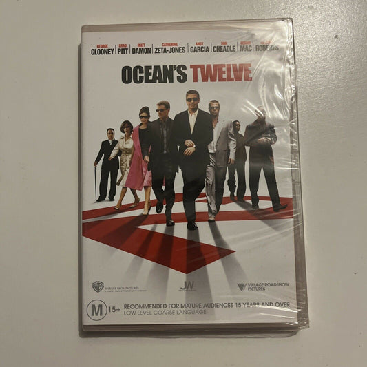 *New Sealed* Ocean's Twelve (DVD, 2004) George Clooney, Brad Pitt Region 4
