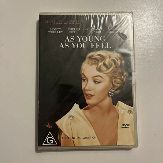 *New Sealed* Marilyn Monroe: As Young As You Feel  (DVD, 1951) Region 4