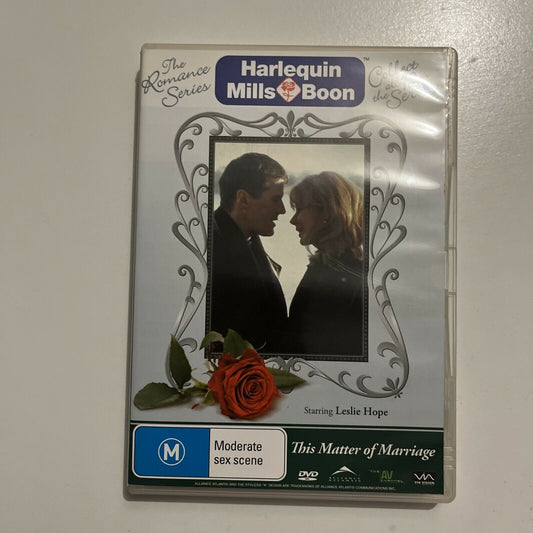 Mills & Boon - The Matter of Marriage (DVD, 1998) Leslie Hope, Region 4