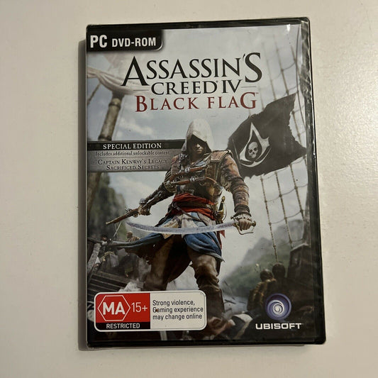 *New Sealed* Assassin's Creed IV: Black Flag - Special Edition PC DVD-Rom Game