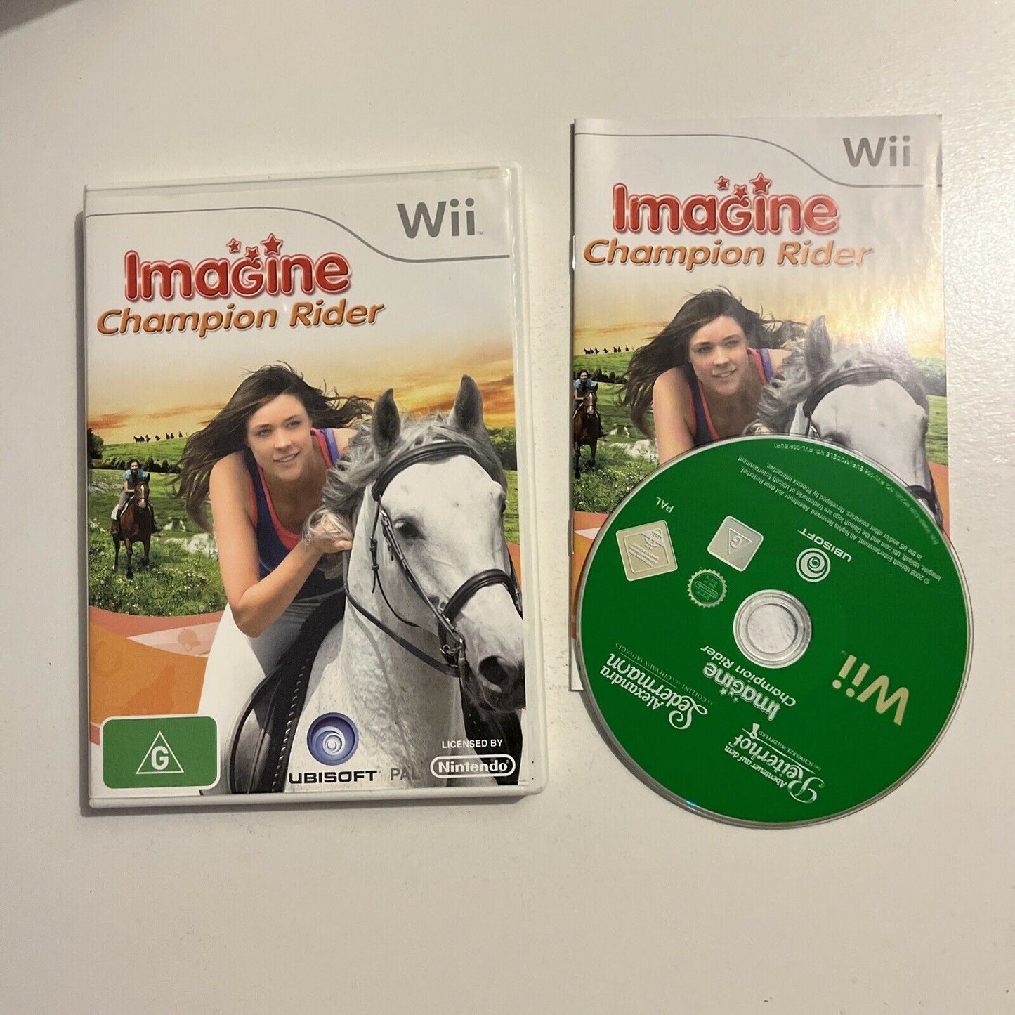 Imagine Champion Rider - Nintendo Wii With Manual  PAL