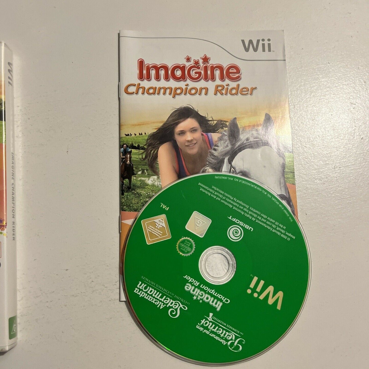 Imagine Champion Rider - Nintendo Wii With Manual  PAL