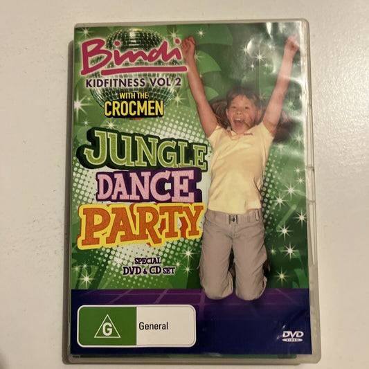 Bindi: Kidfitness Vol 2 -Jungle Dance Party (DVD + CD, 2008, 2-Disc) All Regions