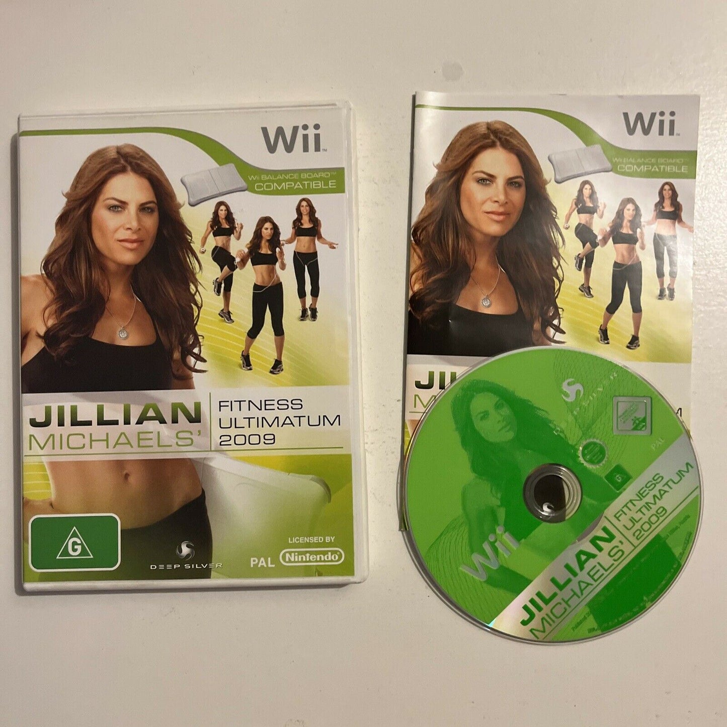 Jillian Michaels Fitness Ultimatum 2009 - Nintendo Wii Game With Manual PAL