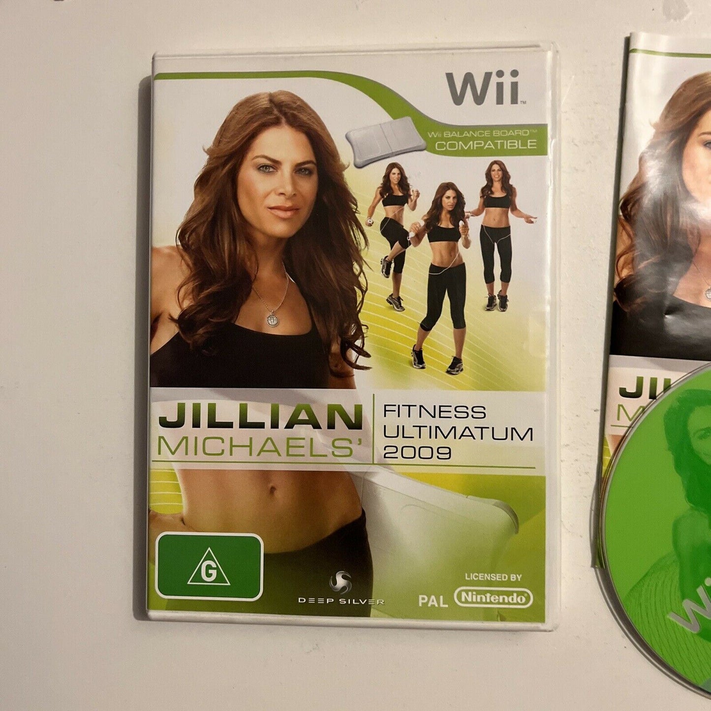 Jillian Michaels Fitness Ultimatum 2009 - Nintendo Wii Game With Manual PAL