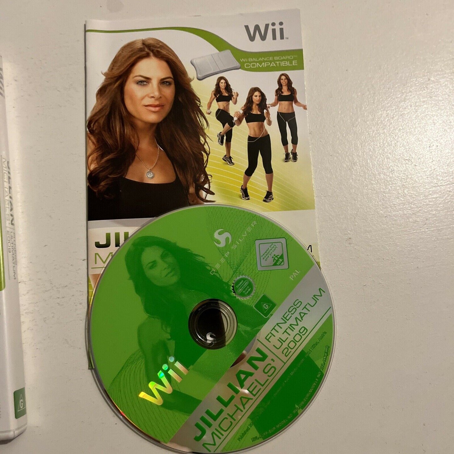 Jillian Michaels Fitness Ultimatum 2009 - Nintendo Wii Game With Manual PAL