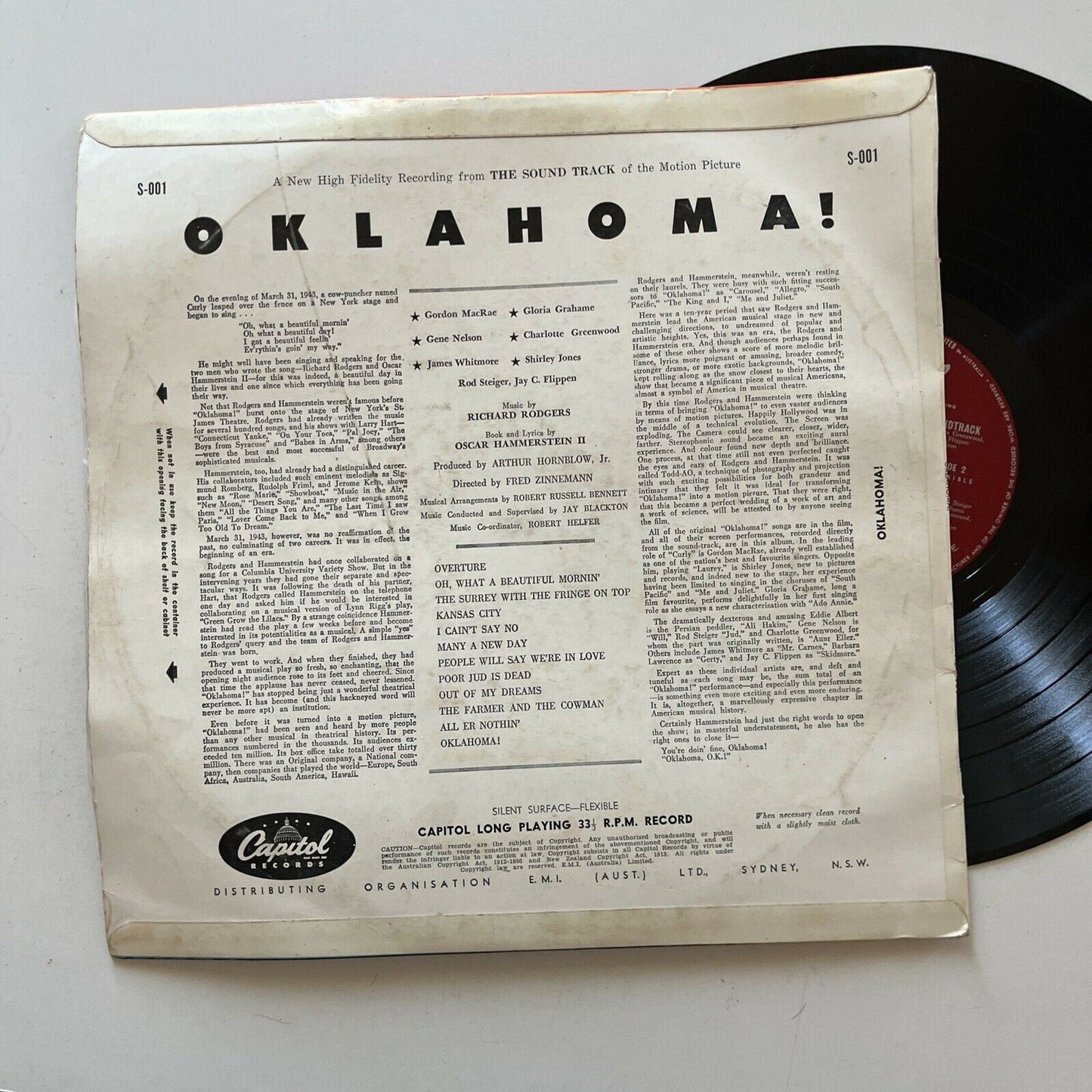 Rodgers And Hammerstein's Oklahoma! Soundtrack (Vinyl, 1956)