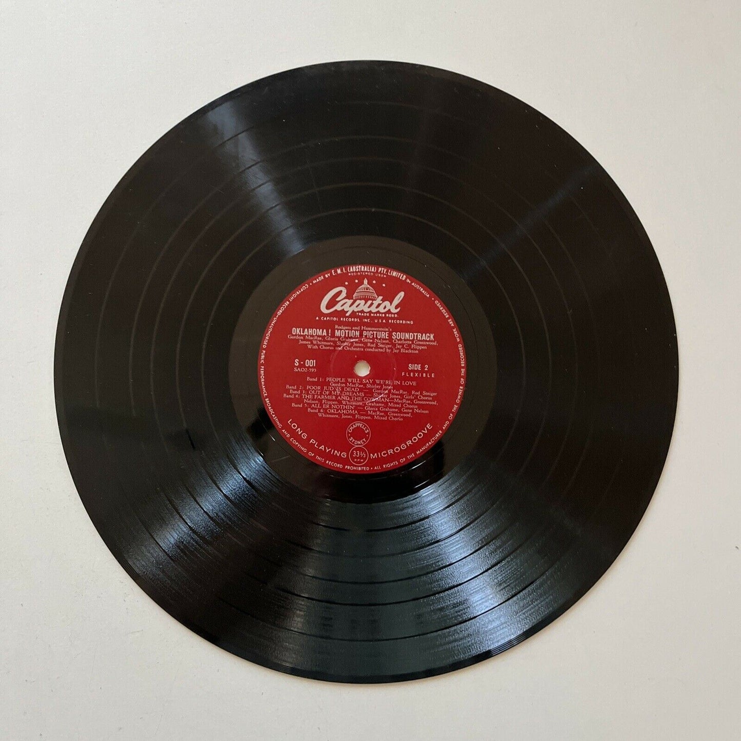 Rodgers And Hammerstein's Oklahoma! Soundtrack (Vinyl, 1956)