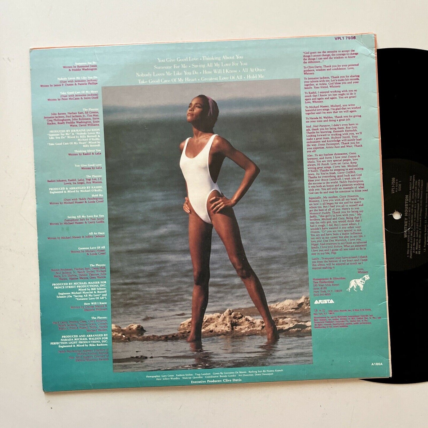 Whitney Houston - Whitney Houston (Vinyl, 1985)