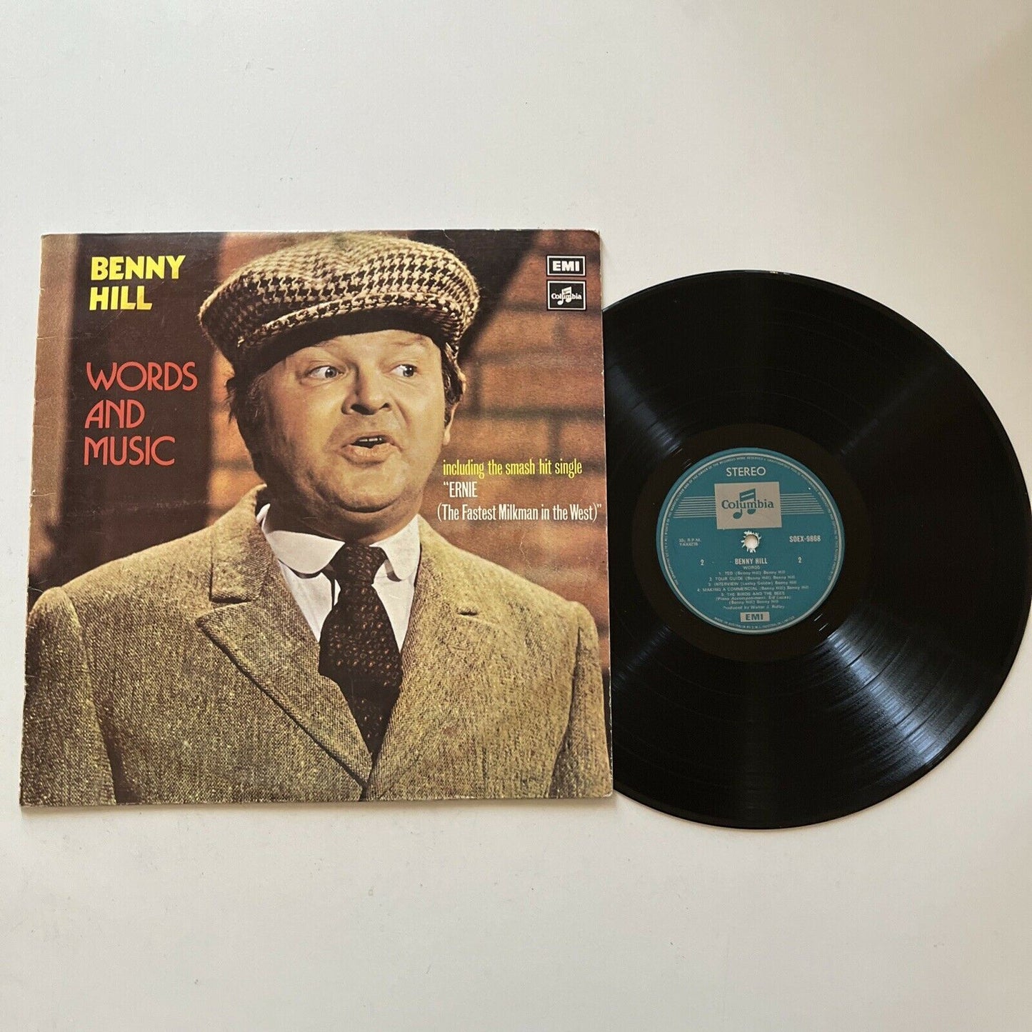 Benny Hill - Words And Music (Vinyl, 1971)