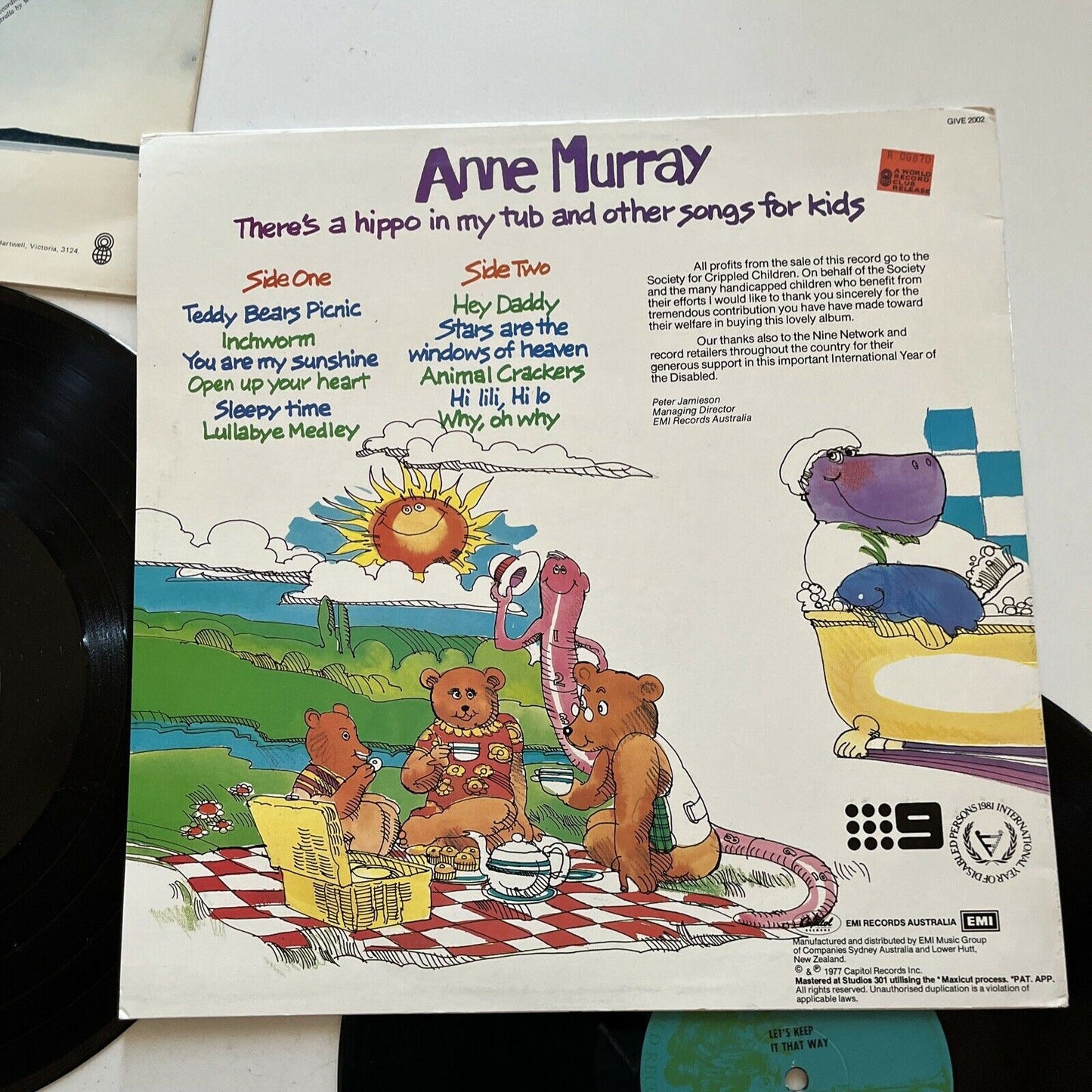 Anne Murray - Let's Keep It That Way / There's A Hippo In My Tub (Vinyl, 1978)