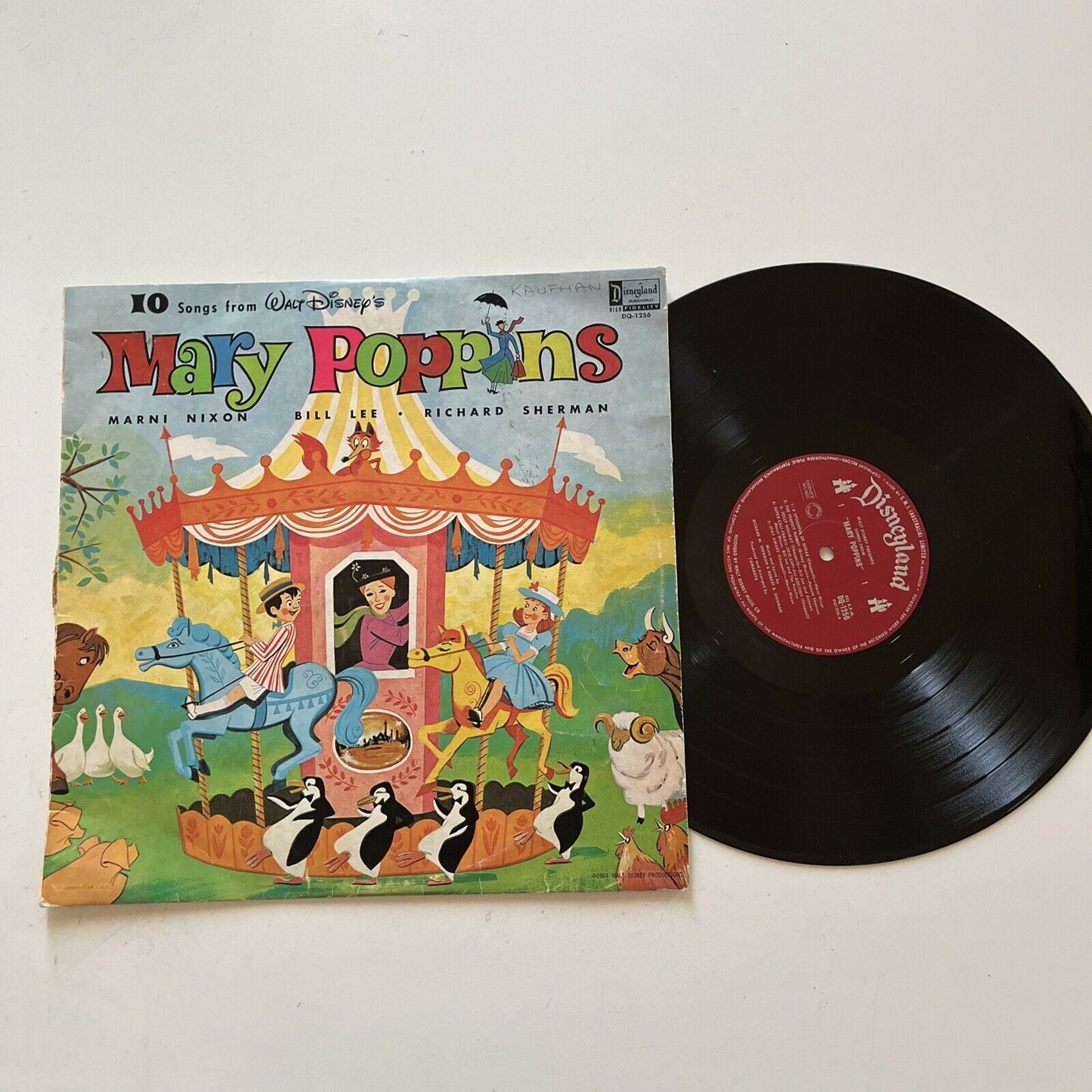 Walt Disney - 10 Songs From Mary Poppins (Vinyl, 1964)