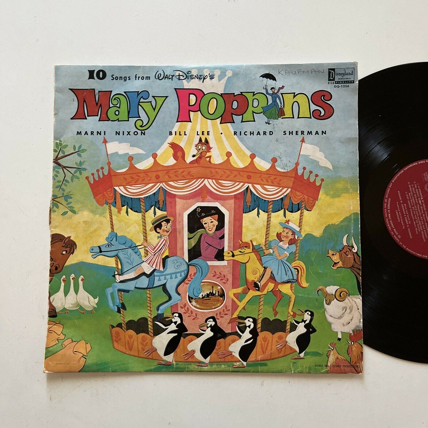 Walt Disney - 10 Songs From Mary Poppins (Vinyl, 1964)