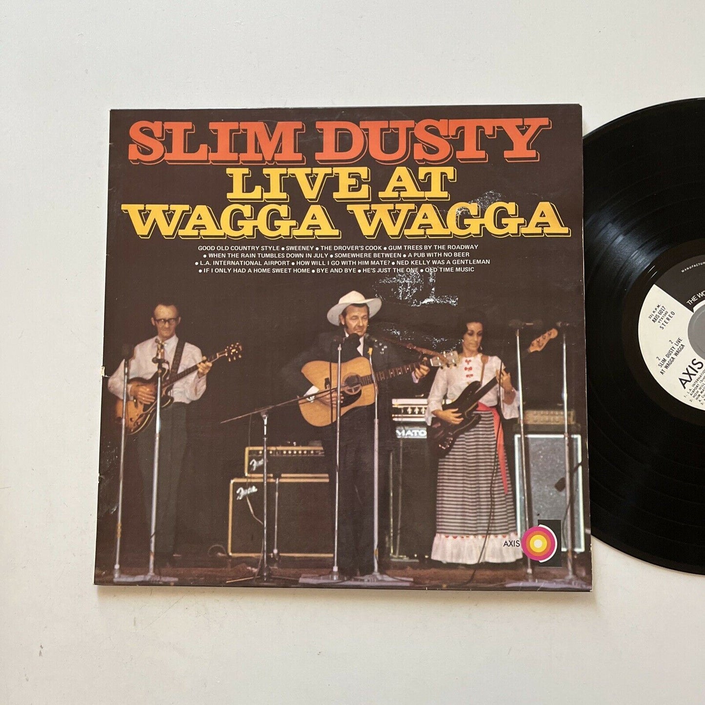 Slim Dusty Live at Wagga Wagga original Vinyl record  1972 EMI records