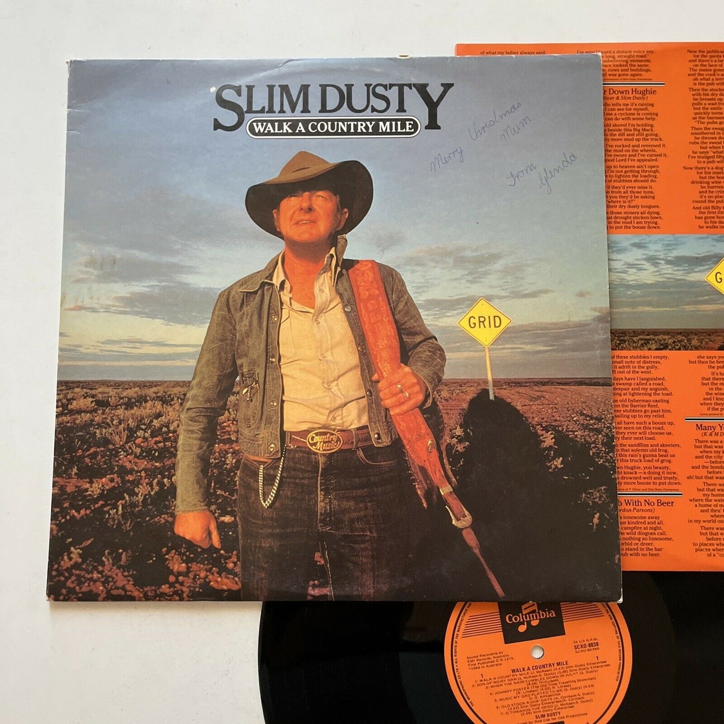 Slim Dusty - Walk A Country Mile (Vinyl, 1979)