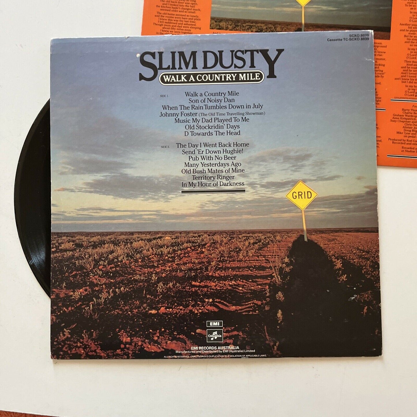 Slim Dusty - Walk A Country Mile (Vinyl, 1979)