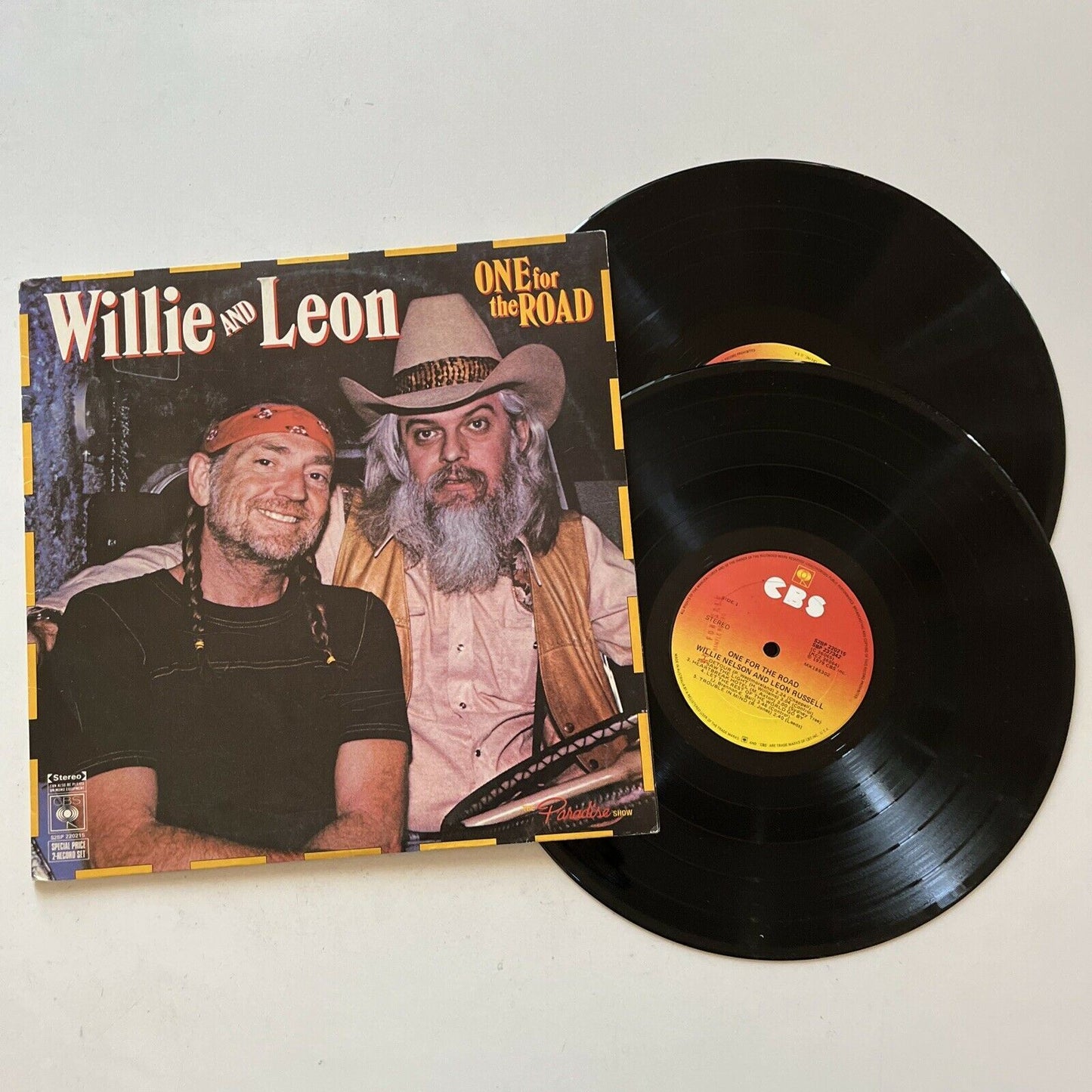 Willie Nelson & Leon Russell - One For The Road (Vinyl, 1979, 2-LP)