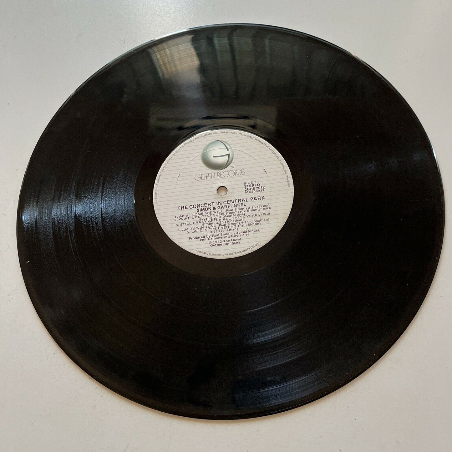 Simon & Garfunkel - The Concert In Central Park (Vinyl, 1982) *No Cover*