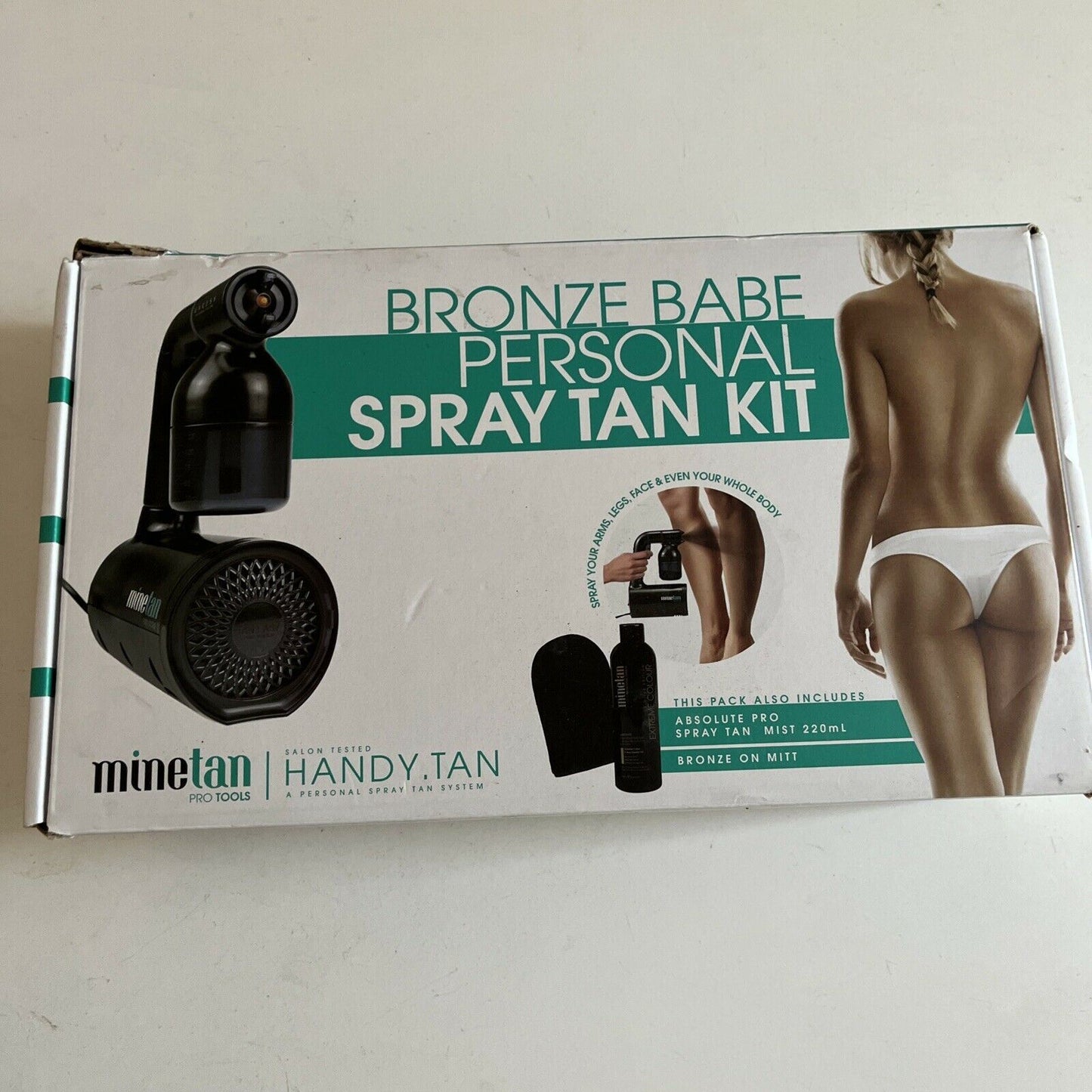 *Opened Never Used* Minetan Personal Spray Tan Kit Machine - Black
