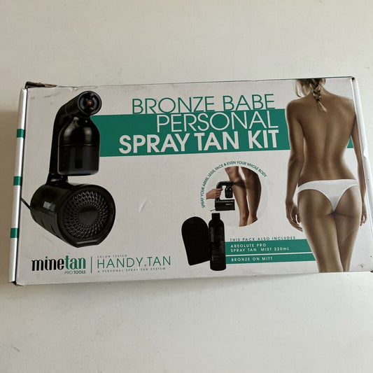 *Opened Never Used* Minetan Personal Spray Tan Kit Machine - Black