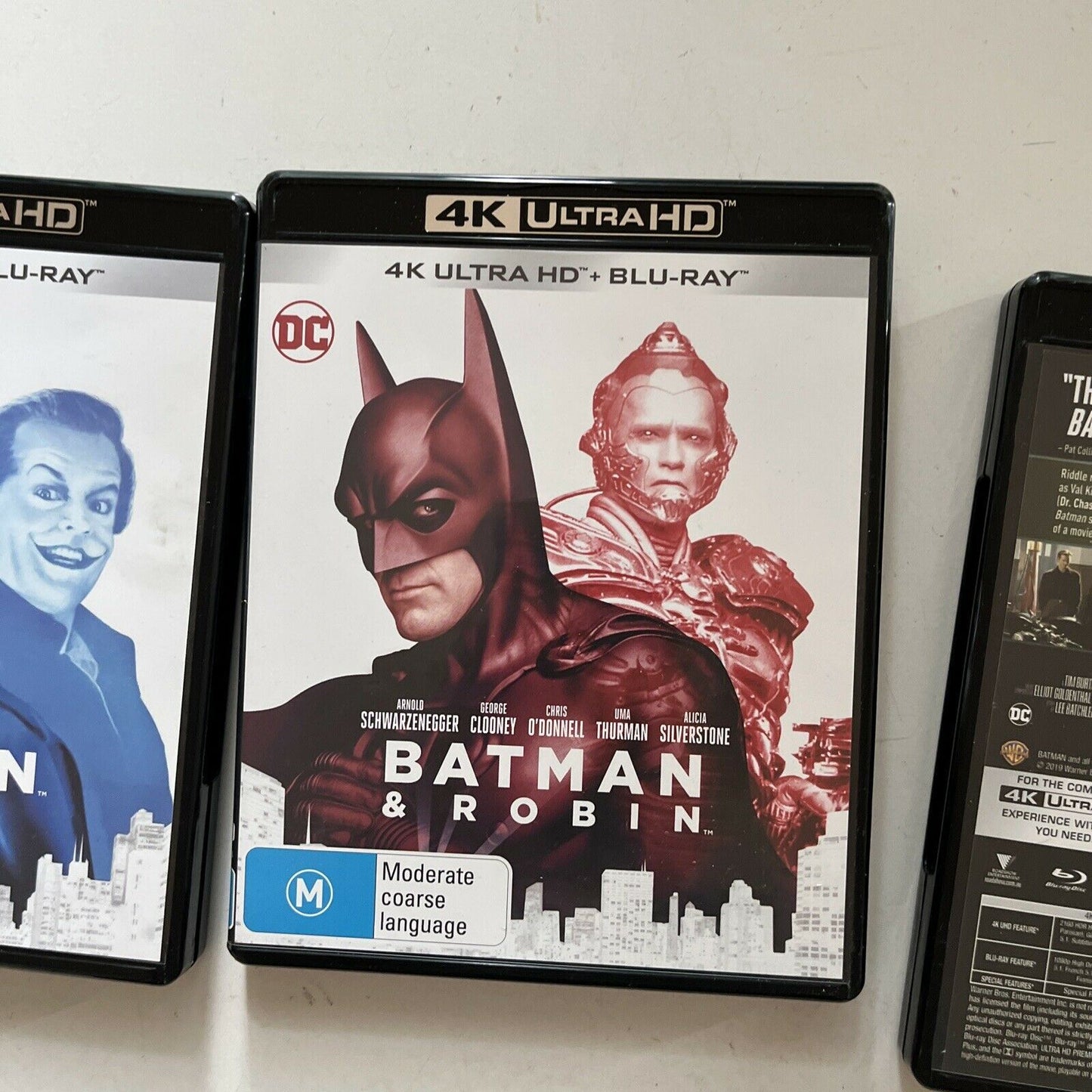Batman: 4-Film Collection 1989-1997 (4K Ultra HD, Blu-ray, 1997, 8-Disc) RegionB