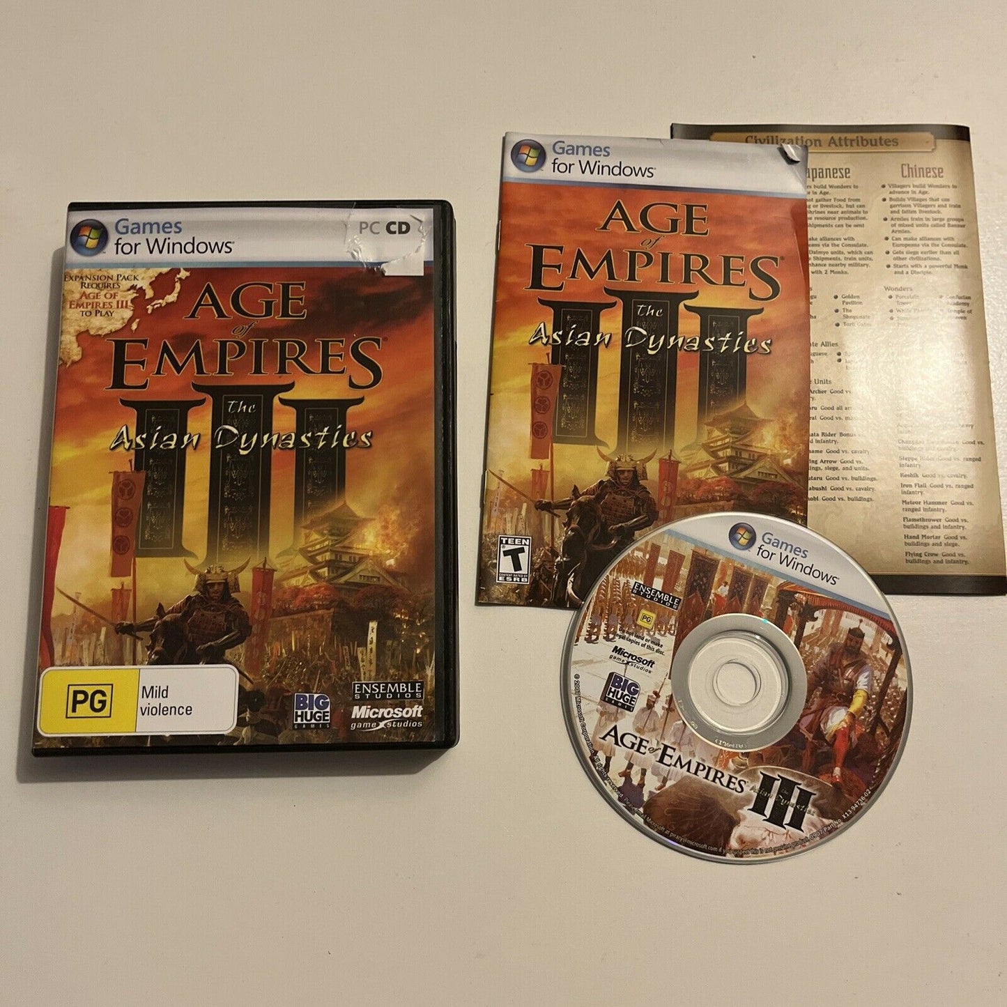 Age of Empires III: The Asian Dynasties Expansion for PC