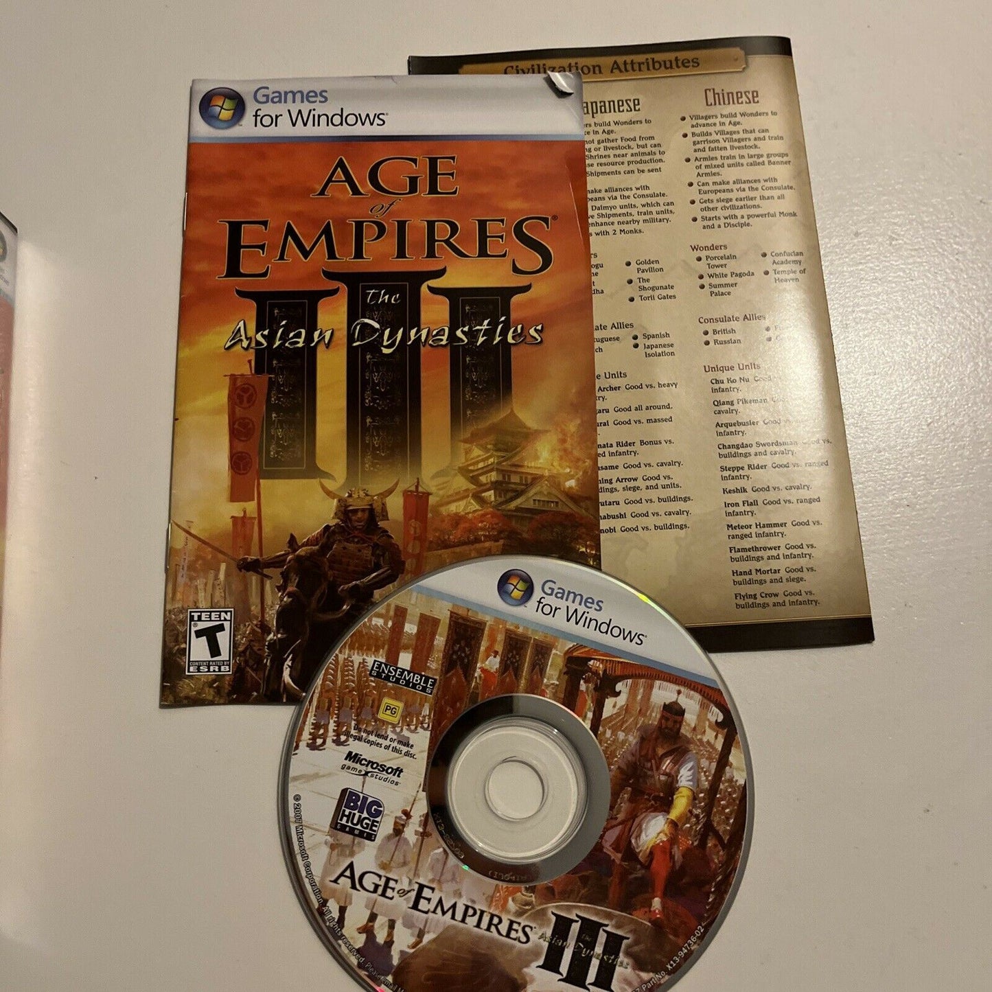 Age of Empires III: The Asian Dynasties Expansion for PC – Retro Unit