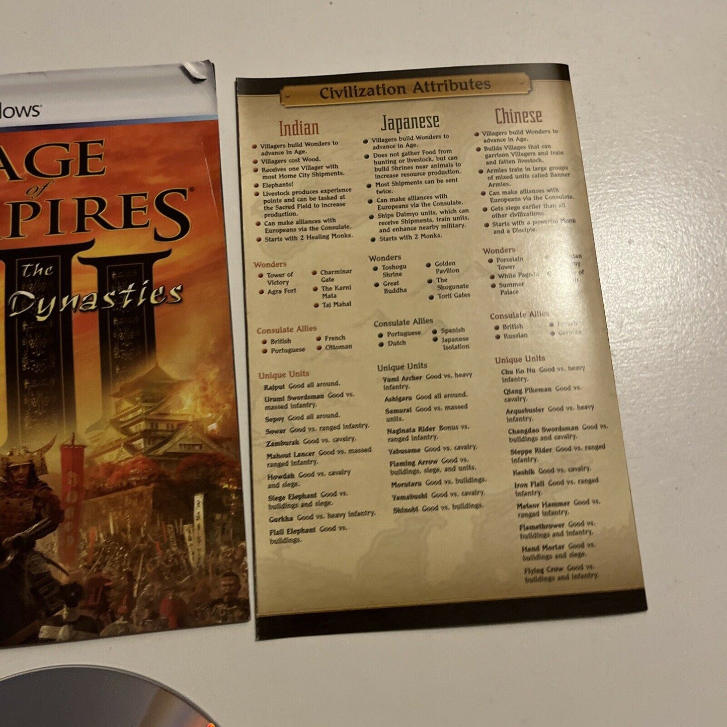 Age of Empires III: The Asian Dynasties Expansion for PC