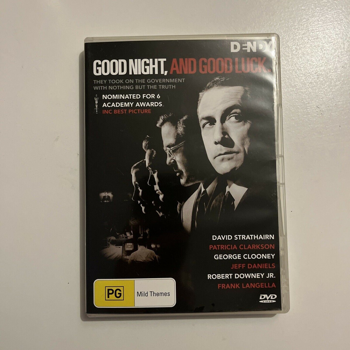 Good Night And Good Luck (DVD, 2004) George Clooney, Robert Downey Jr Region 4