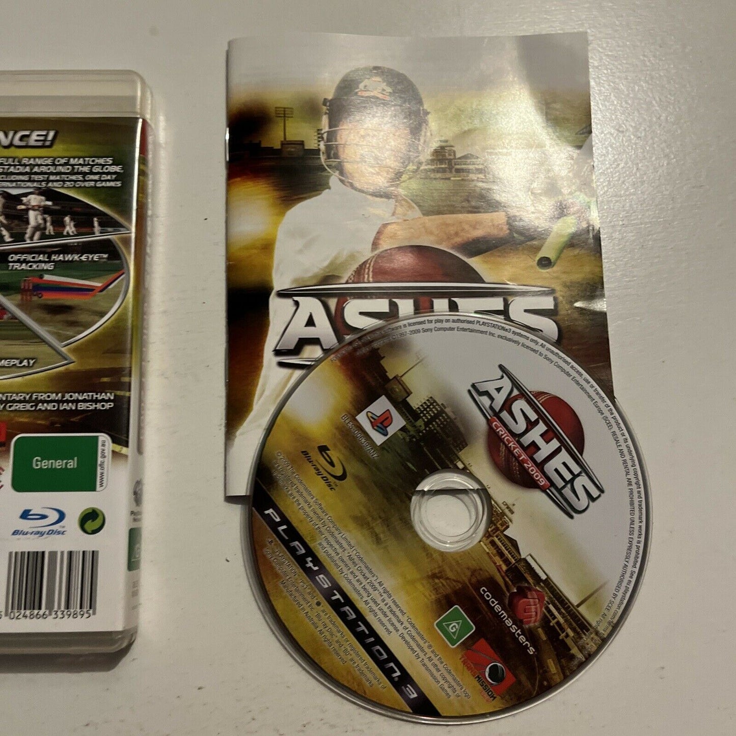 Ashes Cricket 2009 - PS3 - PlayStation 3 - Inc Manual