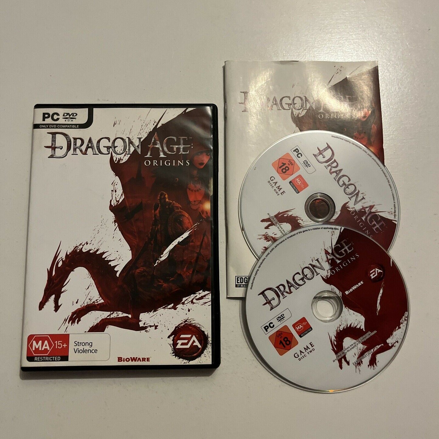 Dragon Age - Origins (PC DVD-Rom, 2009) EA Games, BioWare