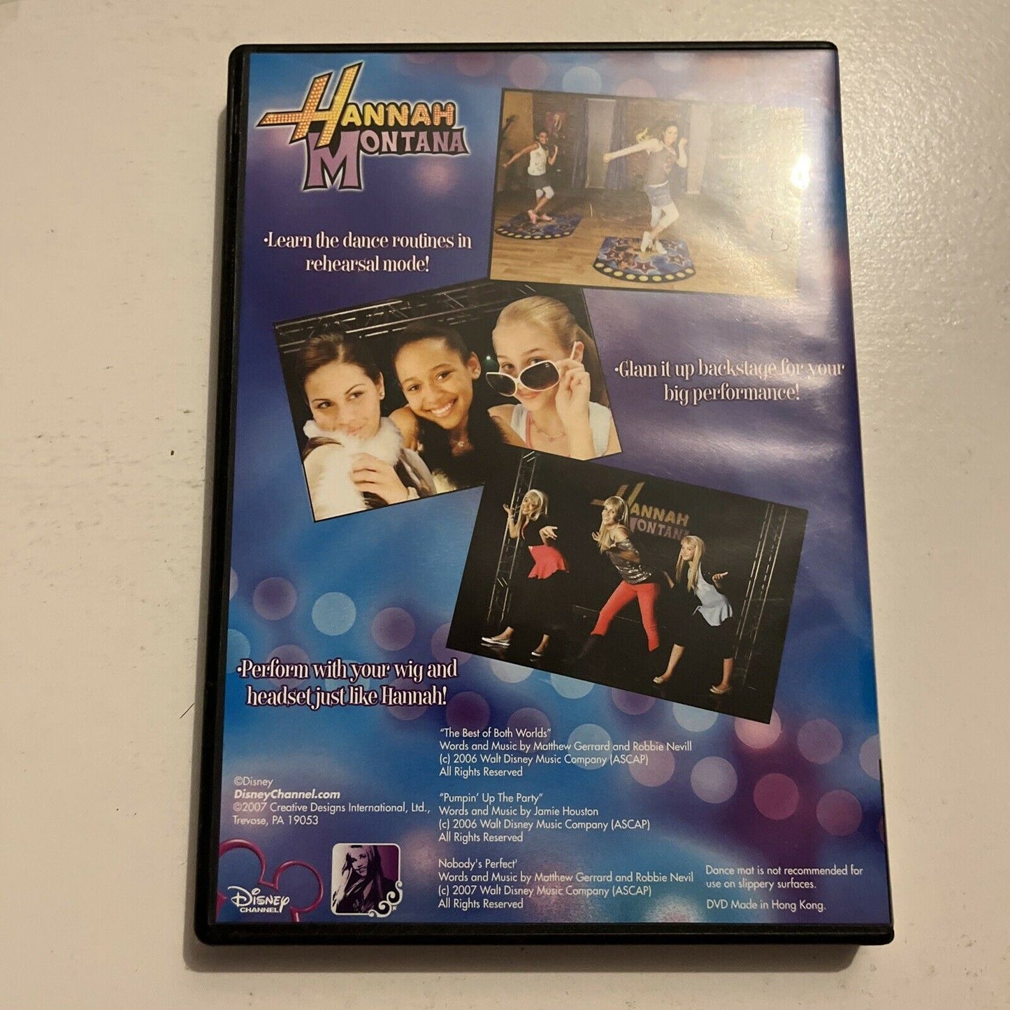 Disney: Hannah Montana - Dance Along DVD (DVD, 2007) All Regions