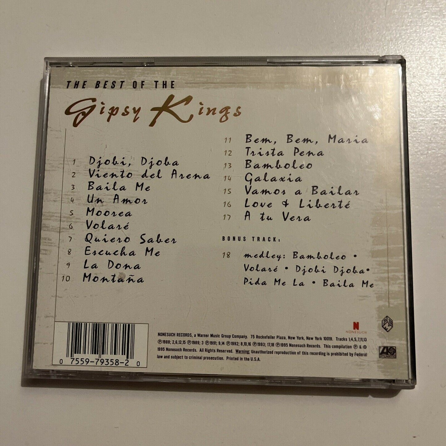 Gypsy Kings  - The Best Of The Gypsy Kings (CD, 1995)