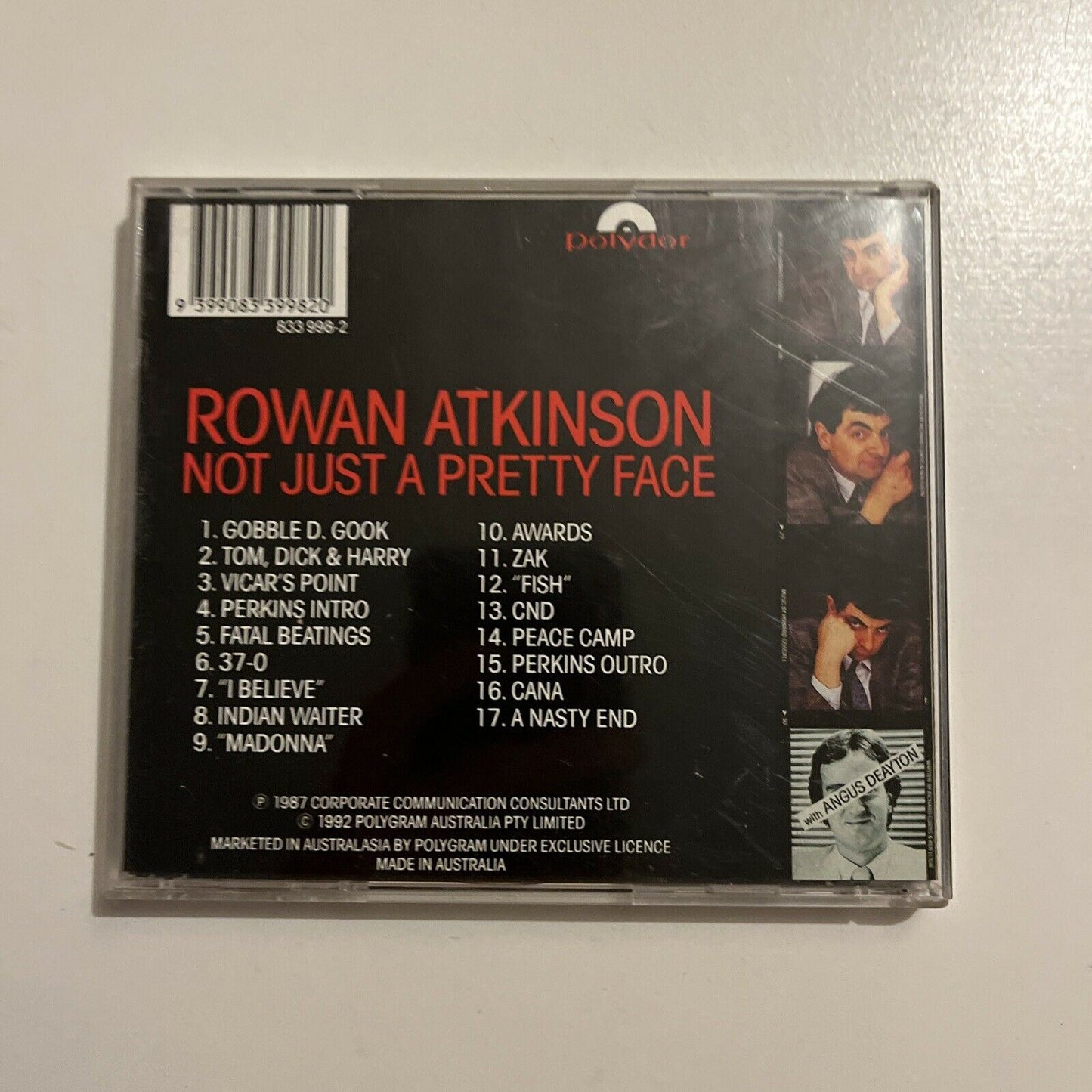 Rowan Atkinson - Not Just A Pretty Face (CD, 1987)