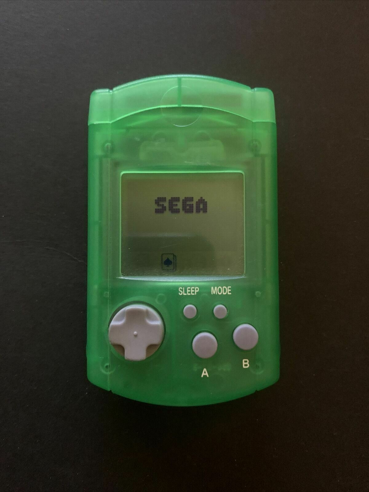 Genuine Official Sega Dreamcast Visual Memory Unit VMU HKT-7000 Green