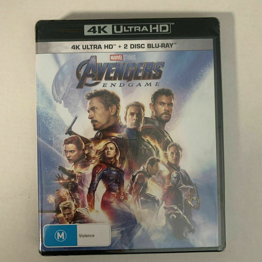 *New Sealed* Avengers Endgame (4k Ultra HD, Bluray, 2019, 3-Disc) Region Free