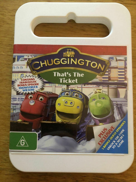 Chuggington - That's the Ticket (DVD, 2010) Region 4