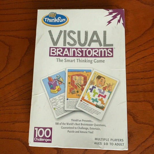 *New Sealed* ThinkFun Visual Brainstorms - The Smart Thinking Game - Card Game