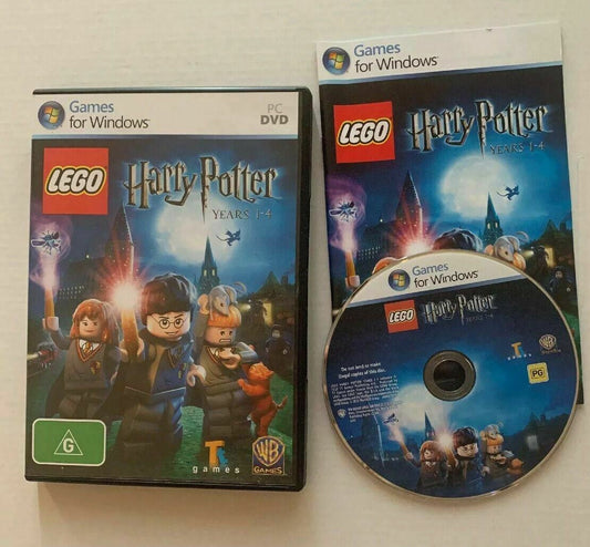 Lego Harry Potter Years 1-4 - PC Windows DVD (2010) With Manual